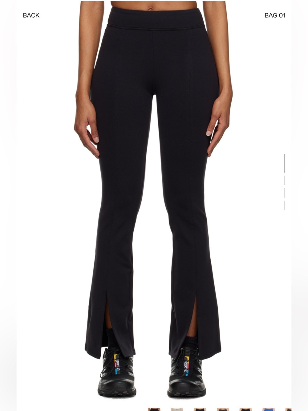 ALO Black Airbrush 7/8 Flutter
Leggings Size XXS